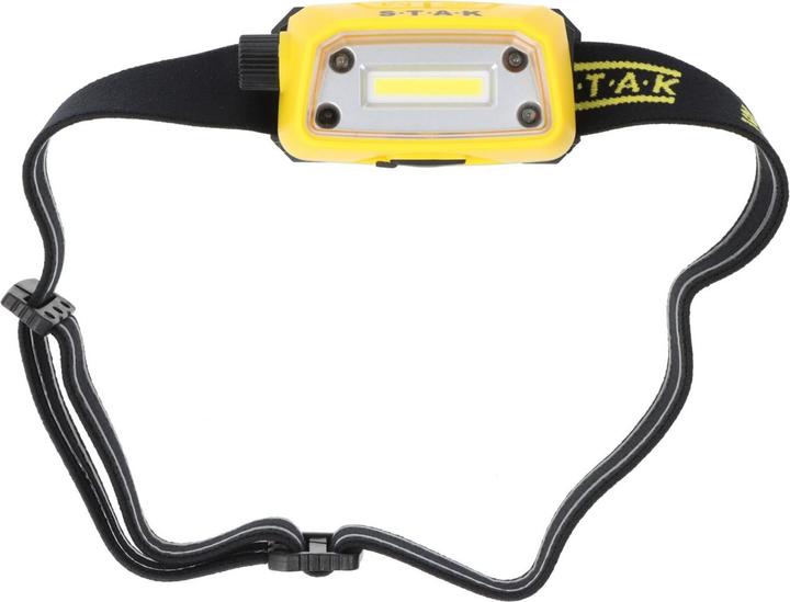 Immagine prodotto Velamp LED Stirnleuchte mit COB LED, inklusive Akku, 60 Grad neigbar (300 lm)