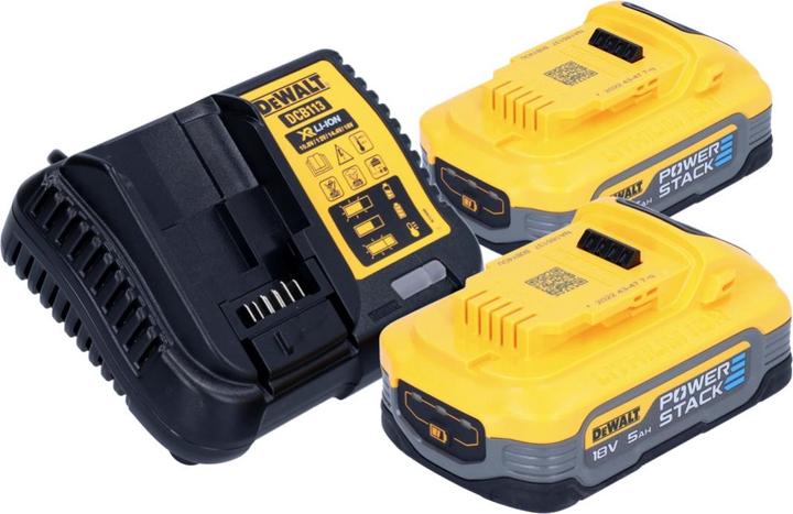 Image du produit DeWalt DCS 565 H2 scie circulaire sans fil 18 V 165 mm sans balais + 2x batterie Powerstack 5.0 Ah +