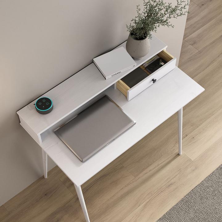 Image du produit IDIMEX Schreibtisch Landhaus mit Schubladen MALINA