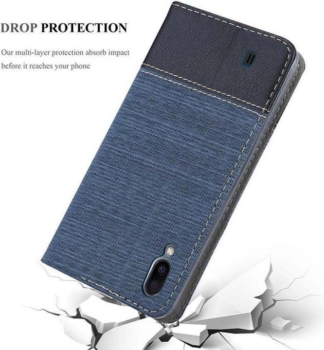 Produktbild Cadorabo Book Jeans Optik Cover (Samsung Galaxy M10)