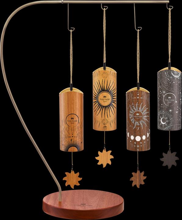 Image du produit Meinl Cosmic Bamboo Chime Set - 4 pcs. - Stand