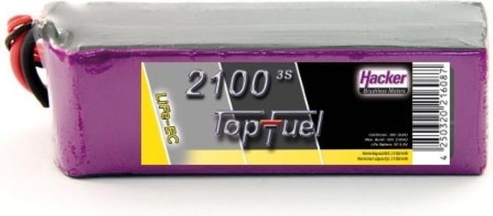 Produktbild Hacker LiFe Pack LiFe-EC 2100mAh 3S TopFuel (9.90 V, 2100 mAh)