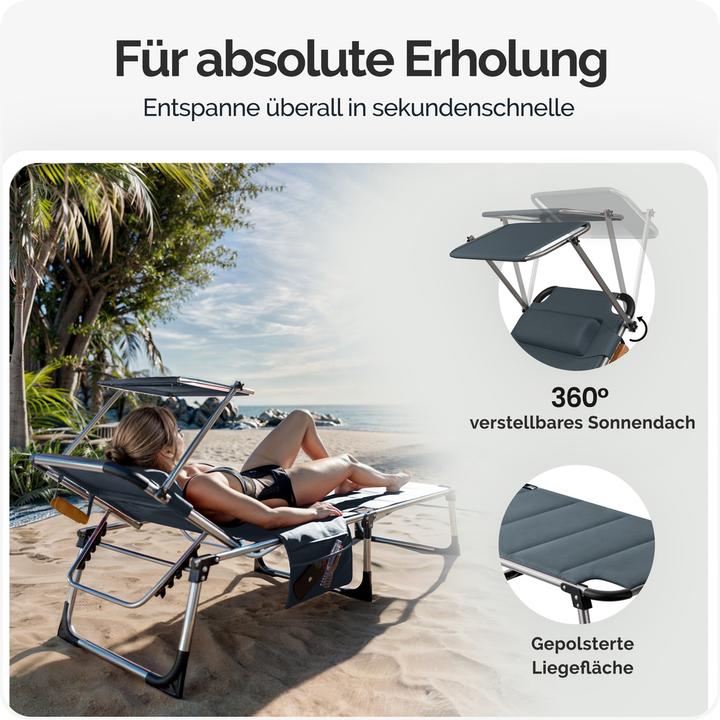 Image du produit Casaria Bain de soleil (210 cm)