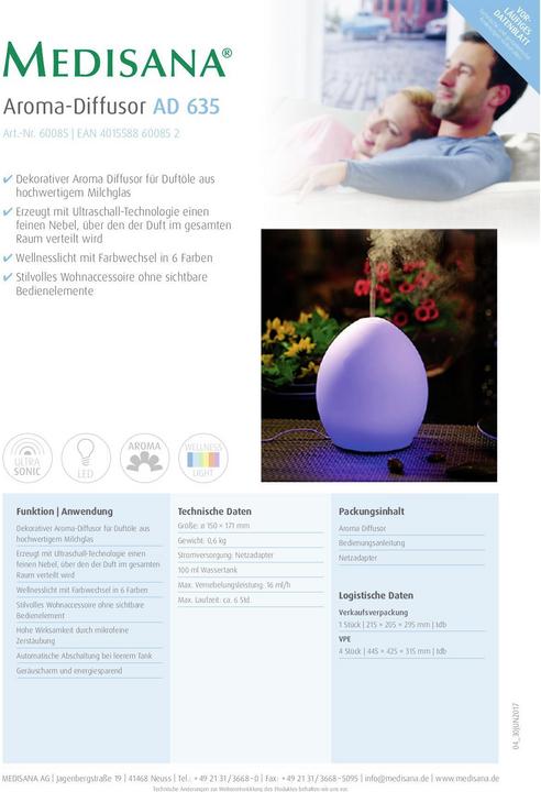 Immagine prodotto Medisana AD635 (15 m²)