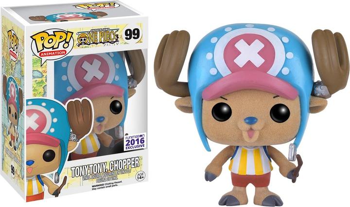 Actual product image Funko One Piece: Tony Chopper (Flocked) Pop!