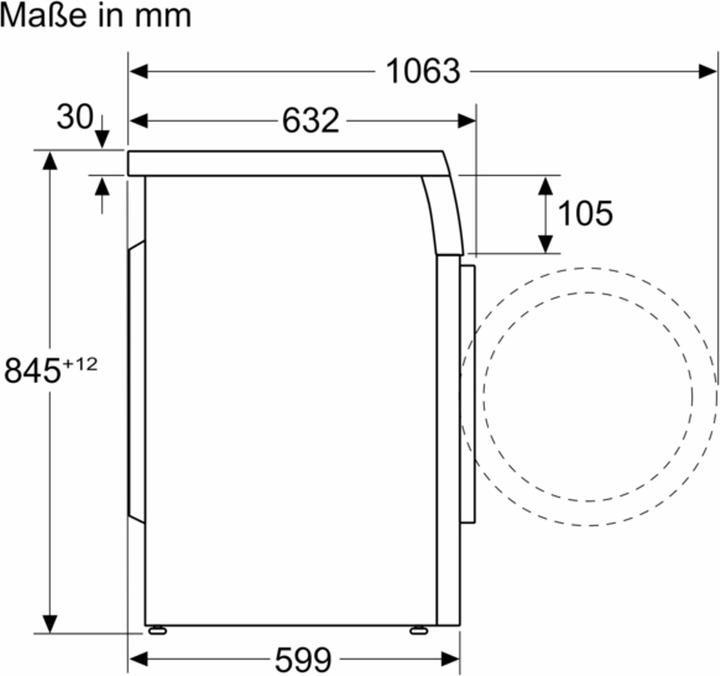 Image du produit Bosch Hausgeräte WUU28T70 (9 kg, Gauche)