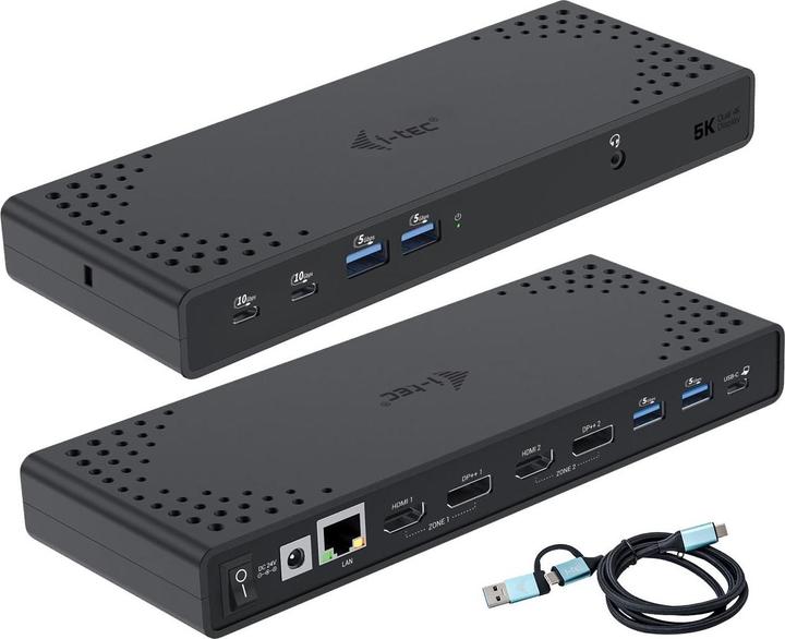 Image du produit i-tec Double 4K (USB-C, 12 Ports)