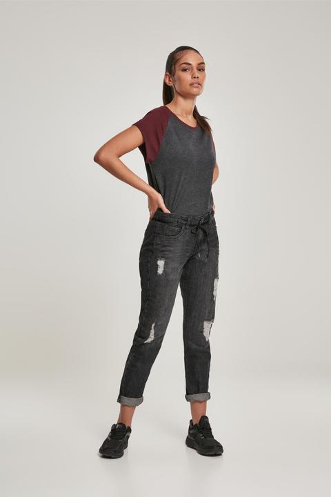 Actual product image Urban Classics Ladies Contrast Raglan Tee (XS)