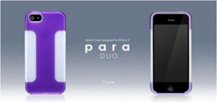 Actual product image more. Para Duo Hybrid Case for iPhone 5/5S/SE Purple (Apple iPhone 5s, Apple iPhone 5, Apple iPhone SE)