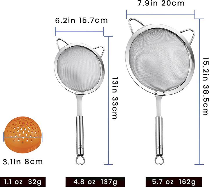 Image du produit Gourmet Easy Set de passoires de cuisine ES