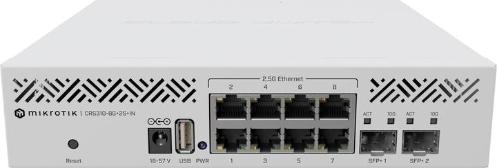 Immagine prodotto MikroTik Switch router cloud CRS310-8G+2S+IN (10 Porti)