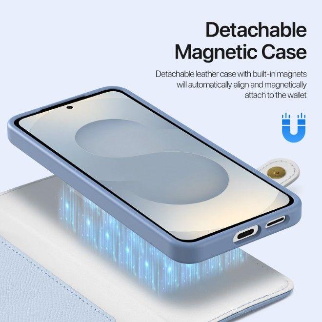 Immagine prodotto Dux Ducis Lawa Series MagSafe Kunstleder Bookcover Hülle (Samsung Galaxy S25 Edge)