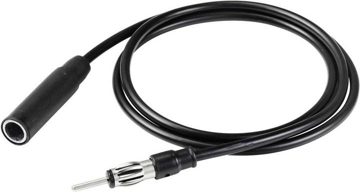 Image du produit Renkforce Câble d'extension d'antenne de voiture de 1 m, jack 3,5 mm mâle, noir RF-5087926 (Câble d'antenne)