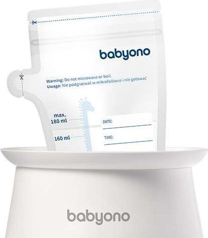 Actual product image Babyono Breast milk bag