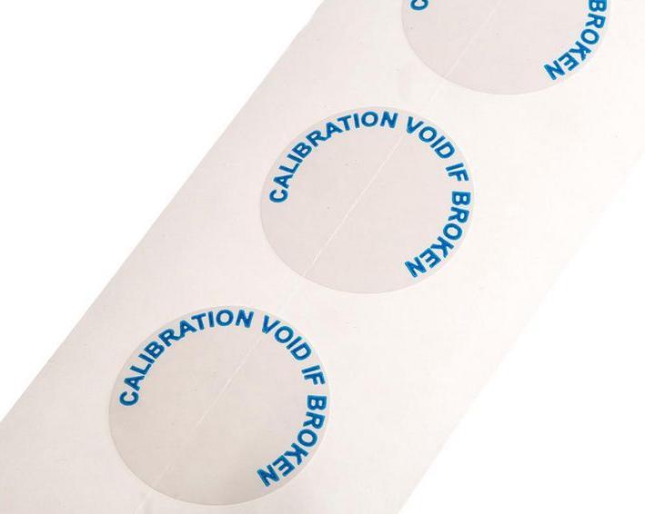 Immagine prodotto Rs Pro SAV label 'CALIBRATION.BROKEN',19mm dia