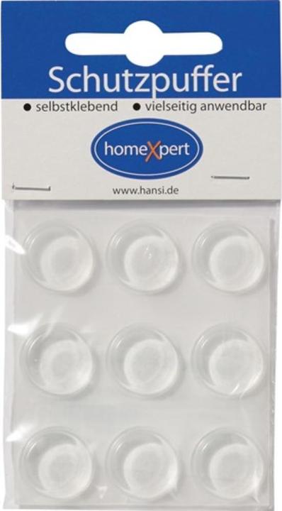 Produktbild Hansi-Siebert Schutzpuffer Clear 19 mm Kunststoff transparent Koni selbstklebend (Kunststoffgleiter, 9 Stück)
