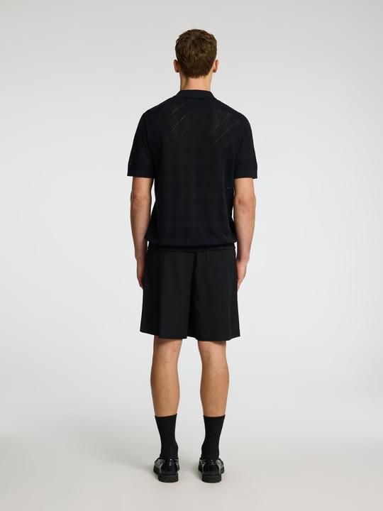 Produktbild Selected Homme Kurzarm Polohemd aus Strick (XXL)