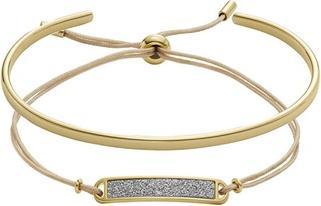 Actual product image Fossil Core Gifts Women's Gold Plated Bracelet Set JGFTSET1082