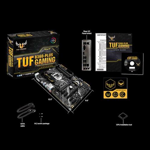 Produktbild ASUS Tuf B360-Plus Gaming (LGA 1151, Intel B360, ATX)