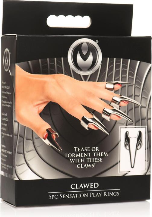 Productafbeelding Master Series Clawed - Sensatie speelringen - 5 Stuks (2 cm)