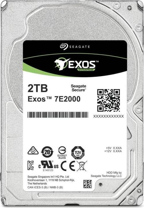 Actual product image Seagate ENTERPRISE CAP 2.5 HDD 2TB SAT (2 TB, 2.5", CMR)