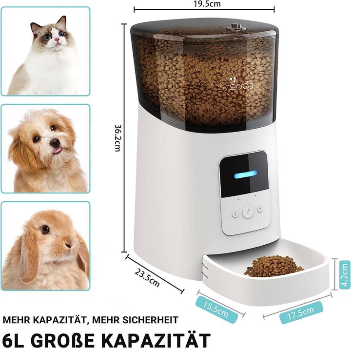 Image du produit Socio Distributeur automatique d'aliments, 6L (6 l)