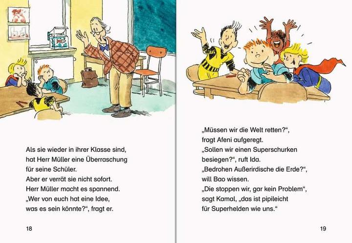 Actual product image Ravensburger Die Superhelden-Schule (German, Rüdiger Bertram, Heribert Schulmeyer, 2021)