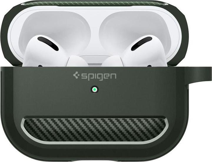 Actual product image Spigen Rugged Armor Apple Airpods Pro 1 Military Green (Headphone bag)