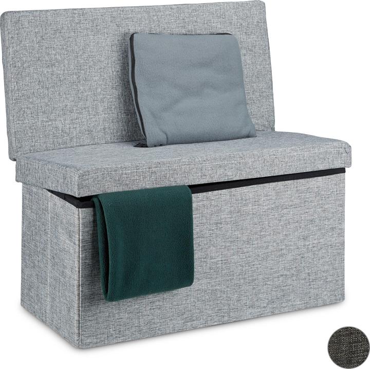 Actual product image Relaxdays Foldable seat stool