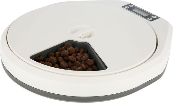 Produktbild Kerbl Futterautomat für Hunde und Katzen, Zeitschaltuhr, 5 Mahlzeiten a 240ml (0.24 l)