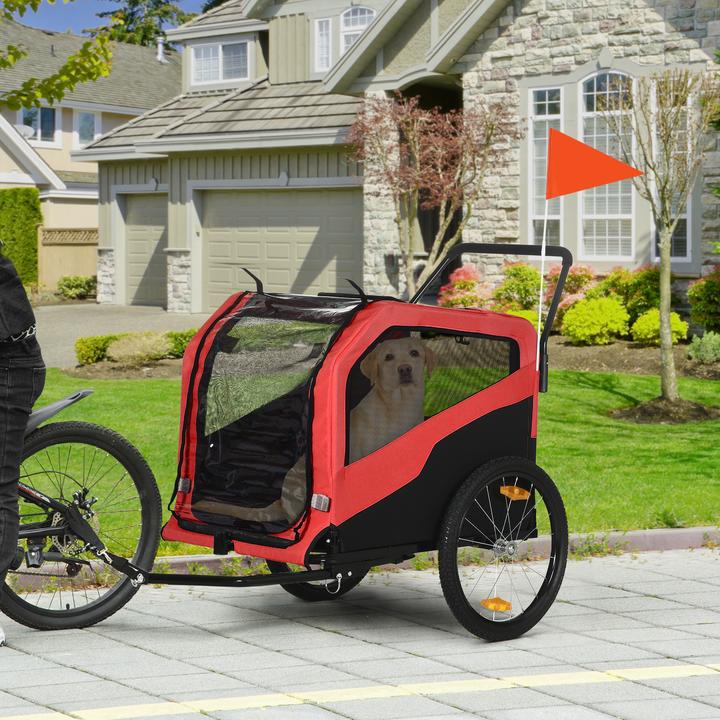Actual product image PawHut Dog trailer with reflectors