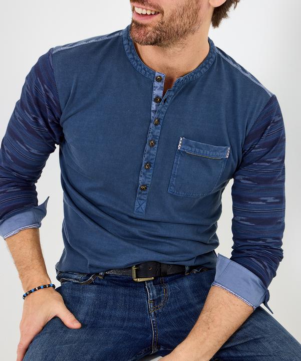 Produktbild Joe Browns Contrast Aztec Long Sleeve Henley (L)