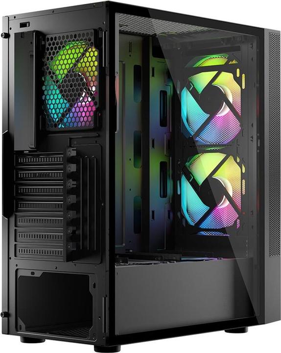 Actual product image Logic ARYA ARGB MINIDI USB 3.0 case black (ATX)