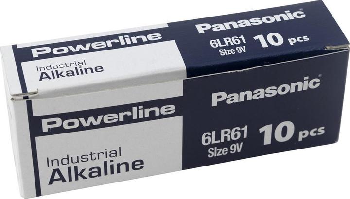 Immagine prodotto Panasonic Linea elettrica industriale alcalina (10 pz., 9V Block)