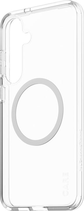 Actual product image PanzerGlass CARE by ® Flagship Case Transparent Urban Combat w. White Qi Compatible Samsung Galaxy S (Samsung Galaxy S25+)