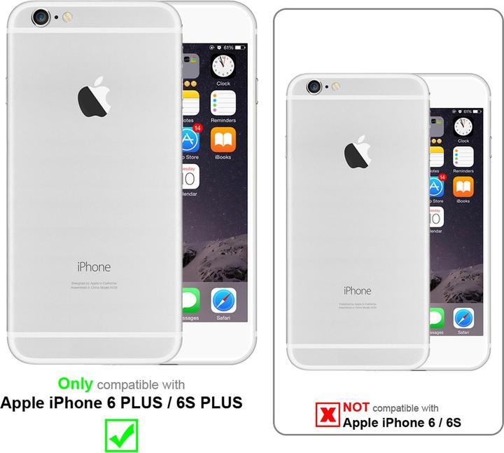 Actual product image Cadorabo Book cover with print (Apple iPhone 6 Plus)