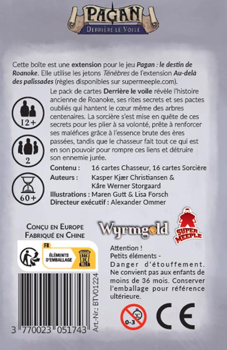 Image du produit Super Meeple Pagan - extension Derrière le voile (f) (Français)