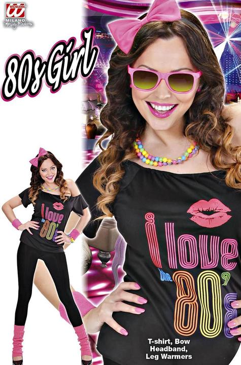 Actual product image Widmann 80's Girl Costume (One size)