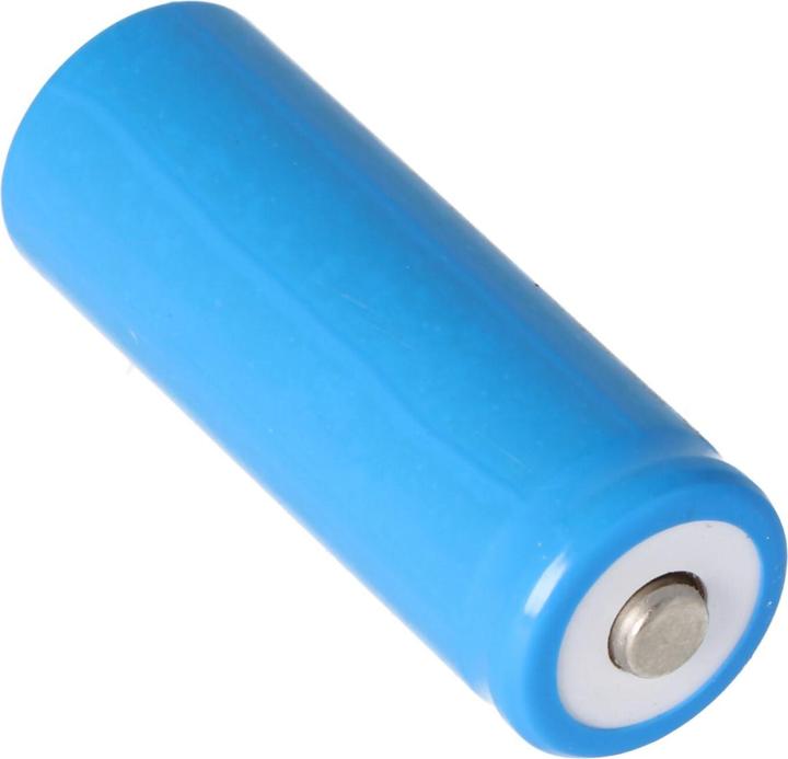 Actual product image EIZfan Battery IFR 18500 LiFePo4 Button Top with head unprotected (18500, 1200 mAh)