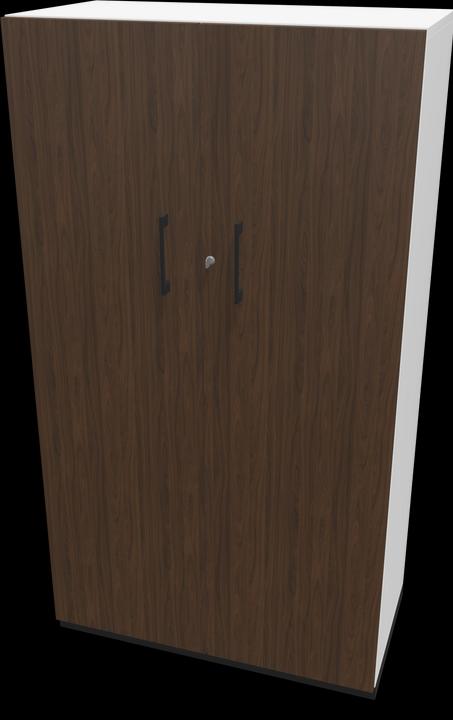 Walnut decor dark with structure, Black, White