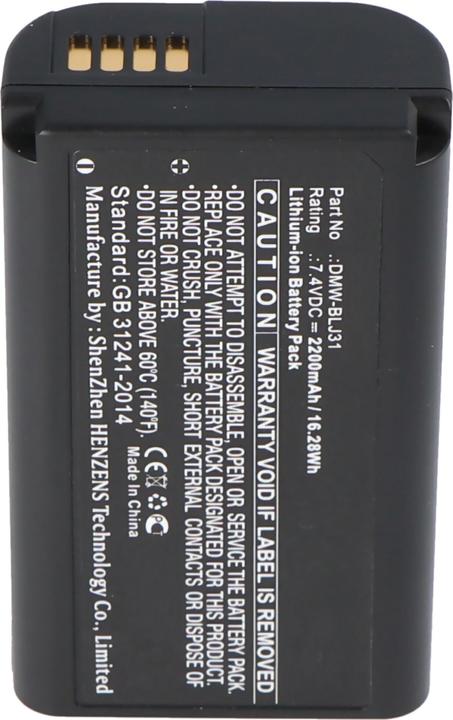 Image du produit AccuCell Akku Panasonic DMW-BLJ31E (Batterie de l'appareil photo)