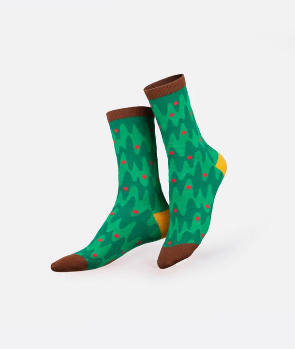 Immagine prodotto Eat My Socks EMS, Calzini, Adulto, Trend, Albero di Natale (Taglia unica)