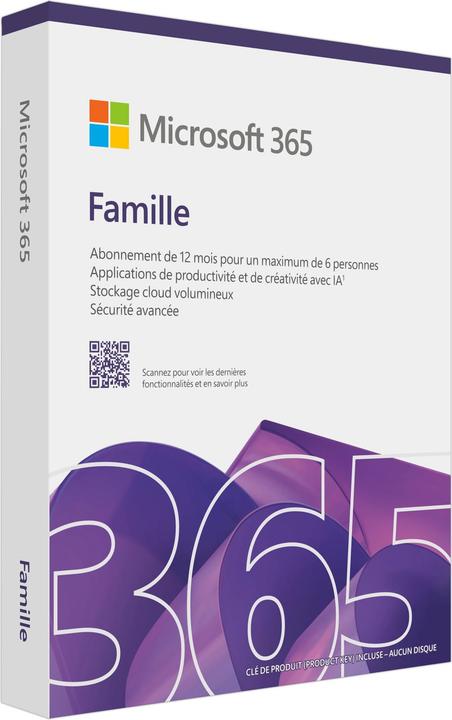 Microsoft 365 Family (French) (6 User, 12 months)