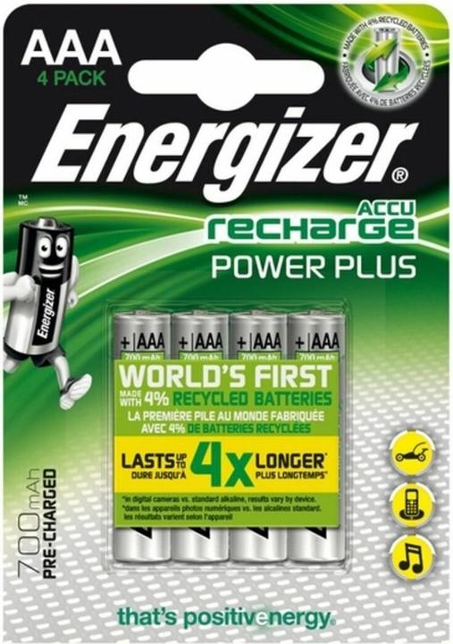 Actual product image Energizer Recharge Power Plus (4 pcs., AAA, 700 mAh)