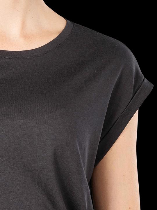 Actual product image Armedangels Jilaana T-Shirt Short Sleeve Black (L)