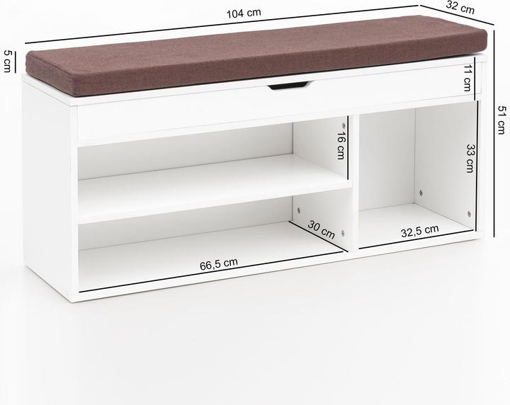 Actual product image Wohnling Reece (104 x 32 x 51 cm)