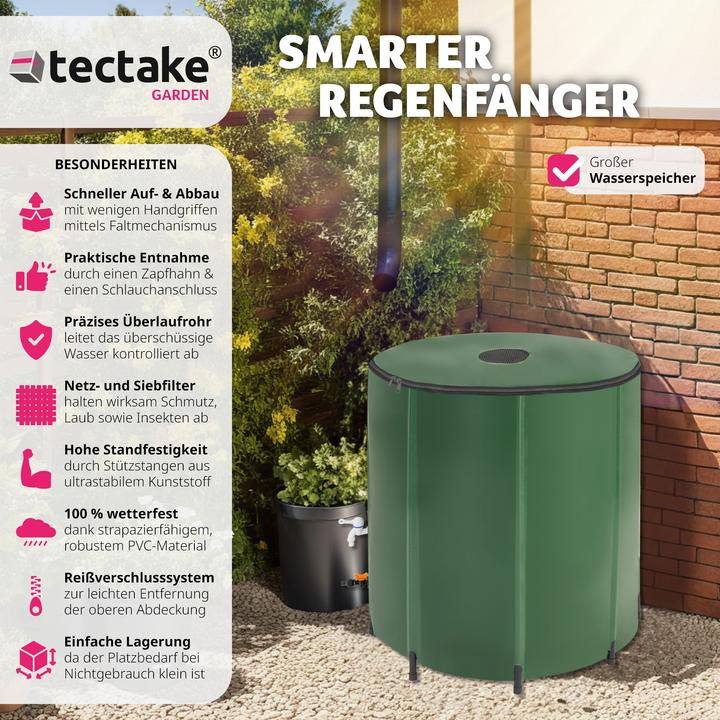 Actual product image tectake Rainwater tank (500 l)