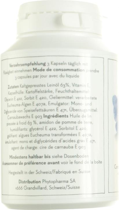 Valori nutrizionali e ingredienti Phytopharma Omega 3 (190 Pezzo/i, Pillole, 170 g)