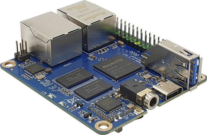 Produktbild Allnet Rock Pi E D8W2P Dual Ethernet Board RK3328 1GB RAM 802.11ac 2.4G&5G PoE