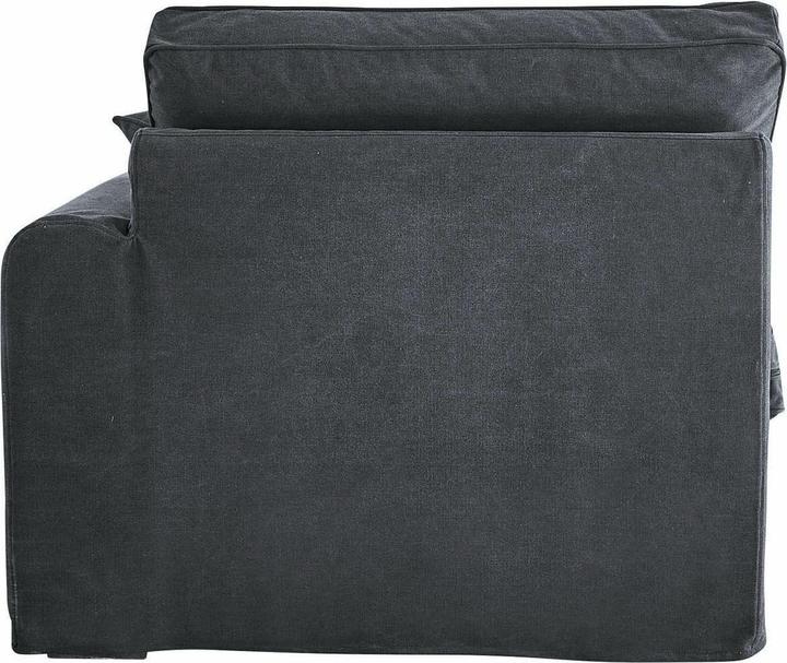 Produktbild Loberon Chaiselongue Seaford dunkelgrau (1-Sitzer)